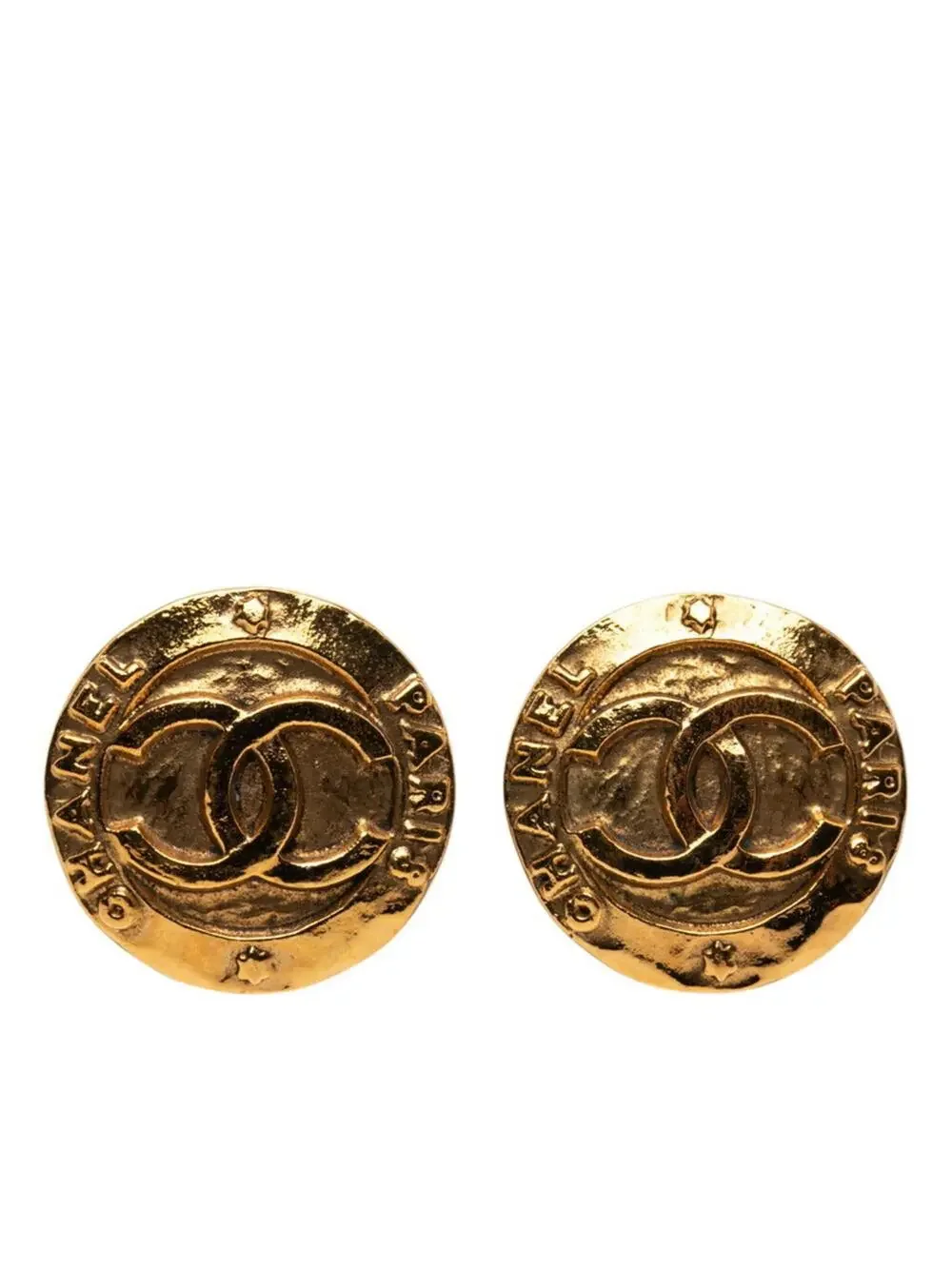 Chanel Cc Logo Clip-On Earrings Metal #246956C70B